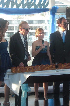 Mitzvah Ceremony on the Party Deck