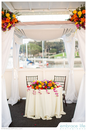 Sweetheart Table on the Party Deck