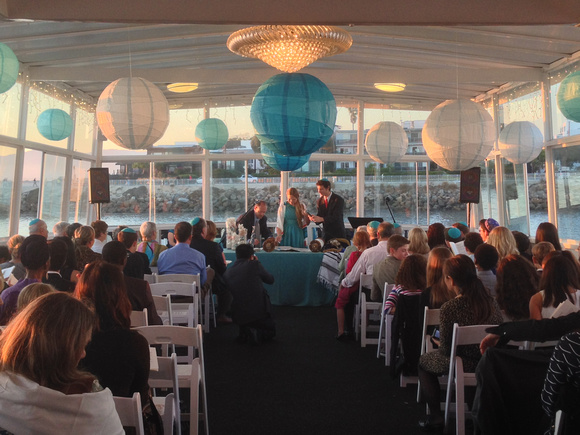 Mitzvah Ceremony on the Party Deck
