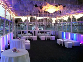 Dandeana - Party Deck - Evening Elegance with Specialty Lighting and Furniture