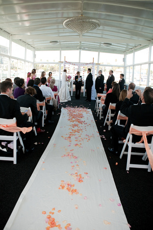 Ceremony Aisle on the Party Deck
