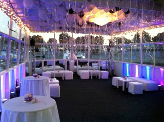 Party Deck with Balloons and Specialty Rentals